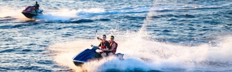 Banana Boat Activity in  Boracay