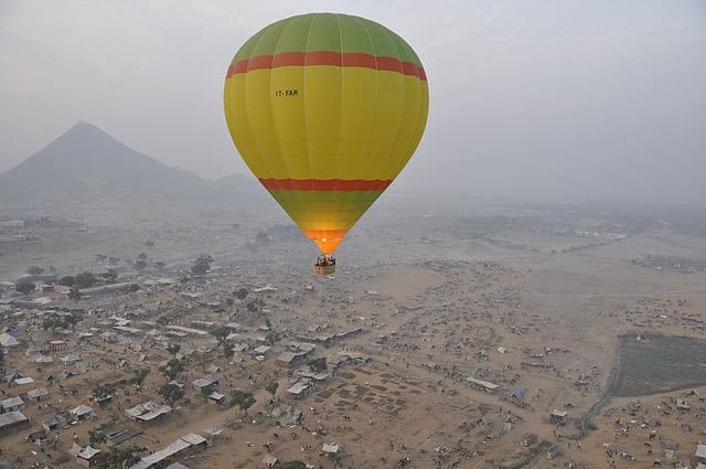 Top 10 Hot Air Ballooning Destinations in India